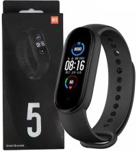 UB M5 bratara fitness inteligenta neagra, cu monitorizarea tensiunii arteriale - 1