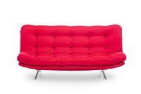 Canapea extensibila MISA, 3 locuri, rosu, 200x105x95 cm - 1