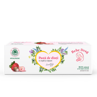 Pasta de dinti VivaNatura cu argila desilicata si capsuni, 50ml - 1