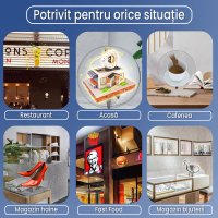 Proiector Holografic GlowforHome, 672 LED-uri, Ajustare Luminozitate, Bluetooth, WiFi, 56 cm - 6