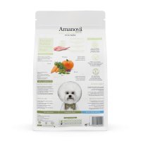 AMANOVA Mini Digestive pentru Câini Adulți, XS-S, Iepure, Hrană Uscată Monoproteică Fără Cereale, 2kg - 3