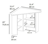 Birou Corner Nuc 80x73.8x80 cm - 6
