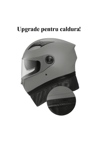 Casca Moto/Scuter FIXATO Ultra cu Viziera Dubla si Ventilatie Eficienta, Eșarfă Detasabila, Alb - 2