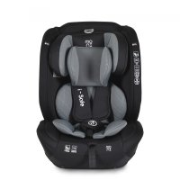 Scaun auto cu isofix Moni I-Safe Grey 76-150 cm,certificare i-size R129,centura ancorare top tether,tetiera reglabila 13 pozitii,husa detasabila,saltea reductor,pernuta gat si jucarie plus incluse - 1