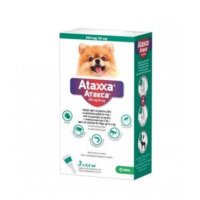ATAXXA, deparazitare externă câini, pipetă repelentă ATAXXA 40, deparazitare externă câini, pipetă repelentă, XS(< 4kg), 3buc - 2