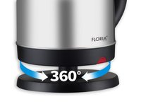 Fierbator electric Floria ZLN4902 Gri, putere 1500W, capacitate 2 L, indicator luminos - 2
