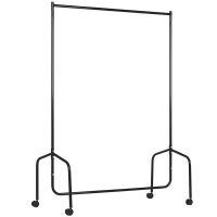 HOMCOM Răcitor pentru Haine cu 4 Roți, Dimensiuni 120x60x170cm - 1