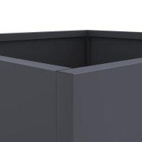 Jardiniera Antracit din Otel Laminat la Rece - 42x40x39 cm - 7