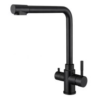 Baterie neagra cu 3 cai design modern pentru sistemele de filtrare - 1