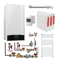Pachet complet pentru apartament cu 2 camere - Centrala termica Ariston Genus One+ 24, Gaz, 24 kW - 1