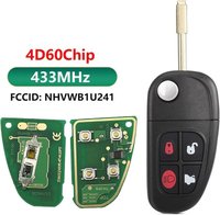 Cheie Auto Completa Programabila 433MHz, cu 4 butoane, cip 4D60, compatibila Jaguar X-Type, S-Type, XJ, XJR, XK, XF - 5