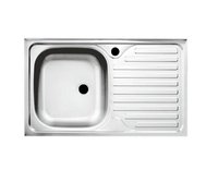 Set Chiuveta Masca Sonoma 80 cm X 50 cm cu Baterie Inox Rotunda - 4