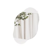Dulap de baie cu oglinda Hanah Home, alb, 60x75x13 cm, panou de particule melaminat - 1