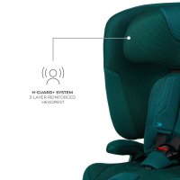 Scaun auto pentru copii Kinderkraft Fix2go Green, 76-150 cm, I-size, pliabil, prindere Top tether, spatar reglabil, SPS - 7