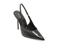 Pantofi eleganti negri ALDO PUCKERUP 001 din piele ecologica lacuita - 1