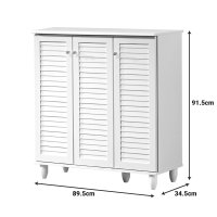 Pantofar, Santo, Alb, 89.5x34.5x91.5 cm - 5