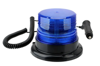 Girofar led 12v 24V cu magnet si mufa bricheta ALBASTRU - 1