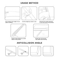 Cangaroo Soft Guard Roz - Rola de Protectie Multifunctionala din Spuma Autoadeziva 2m pentru Marginile Mesei si Mobilier - 5