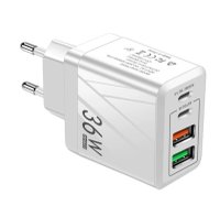 Adaptor Alimentare ALB 36W cu 2 USB si 2 USB C - Incarcator Rapid pentru Iphone - 1