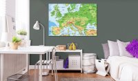 Tablou din plută - RONope [Cork Map] 90x60 cm - 2
