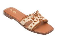 Papuci ALDO bej model ITSANDAL 101 din material textil - 1