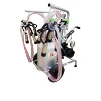 Mulgatoare Vaci Gardelina 240 AL IC, 40L aluminiu, 2 posturi, 180 l/min, 16-20 bovine pe ora - 1