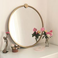 Oglinda GoldMetalÇerçeveYuvarlakAynaA708 Gold - 2
