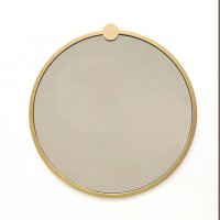 Oglinda GoldMetalÇerçeveYuvarlakAynaA708 Gold - 8