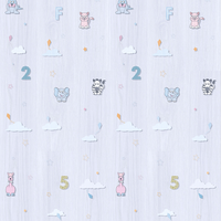 Parchet laminat VarioClic Kids Zoo 8 mm clasa 32 AC4 multicolor pentru camera copiilor - 1
