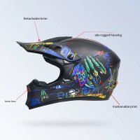 Cască Moto Enduro FIXATO - Confort și Protecție pentru Off-Road - 2