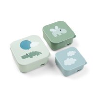 Set 3 caserole pentru gustari Done by Deer Happy Clouds green - 5