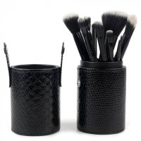 Set 12 Pensule de Machiaj cu Etui Negru - 1