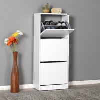 Dulap pentru Pantofi SHC-330 Alb - Design Modern si Practic - 2
