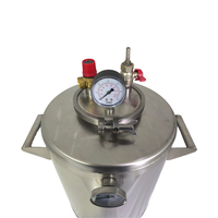 Autoclav inox, 70L,  pentru fabricarea conservelor din inox cu termometru inclus - 1