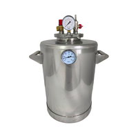 Autoclav inox, 70L,  pentru fabricarea conservelor din inox cu termometru inclus - 7