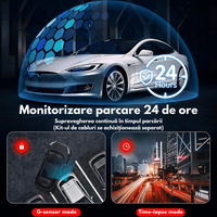 Camera Auto Dubla de bord 4k – 2160p Full HD, WIFI+GPS, G-Senzor, Aplicatie pe Telefon, Night Vision, Inregistrare bucla - 8