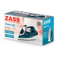 Fier de calcat Zass A 09, alb-albastru - 1