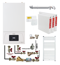 Pachet complet pentru apartament cu 2 camere - Centrala termica pe gaz Motan Condens KPlus 22.5 kW - 1