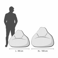 Fotoliu Puf Bean Bag tip Para L Rodas - 4