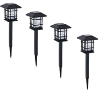 SET 4 Lampi X17 solare decorative pentru gradina XL - 1
