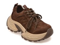 Pantofi sport GRYXX 2290 maro din piele intoarsa - 1