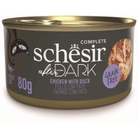 Hrana umeda pisici, Schesir After Dark Cat Wholefood Pui si Rata, 80 g - 1