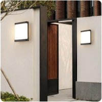 Aplica Exterior Techstar® LED Light EX10 , Putere 20W, A++, Rezistenta la Apa si Praf, Alb Cald, 3000K, Plastic ABS - 1
