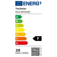 Aplica Exterior Techstar® LED Light EX10 , Putere 20W, A++, Rezistenta la Apa si Praf, Alb Cald, 3000K, Plastic ABS - 8