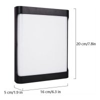 Aplica Exterior Techstar® LED Light EX10 , Putere 20W, A++, Rezistenta la Apa si Praf, Alb Cald, 3000K, Plastic ABS - 7