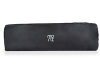 Patut pliabil copii cu laterala culisanta Moni Next level Grey,3 variante de folosire,2 nivele,saltea pliabila inclusa,curea fixare la patul parintilor,laterale din plasa pentru ventilatie,geanta transport,125x65x74cm - 4