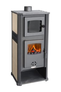 Fornello Roma S Semineu pe Lemne 11-13 kW cu Plita si Cuptor - 1