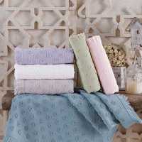 Set 6 Prosoape 70x140 cm Saheser din Bumbac 100% - 1