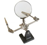 Mannesmann M572 - suport de lipit cu lupa de 60 mm si doua cleme - 1