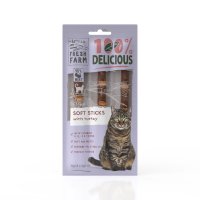 FRESH FARM Snackuri pentru Pisici cu Curcan, Punguță de 15g - 1